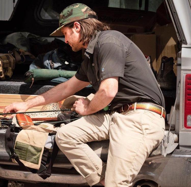 The Fish & Upland Print Belts - Whiskey Leatherworks