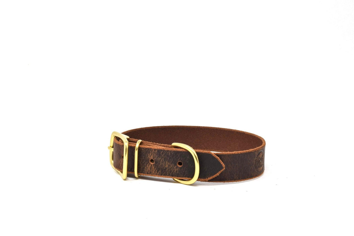 Full Leather Dog Collar - Whiskey Leatherworks