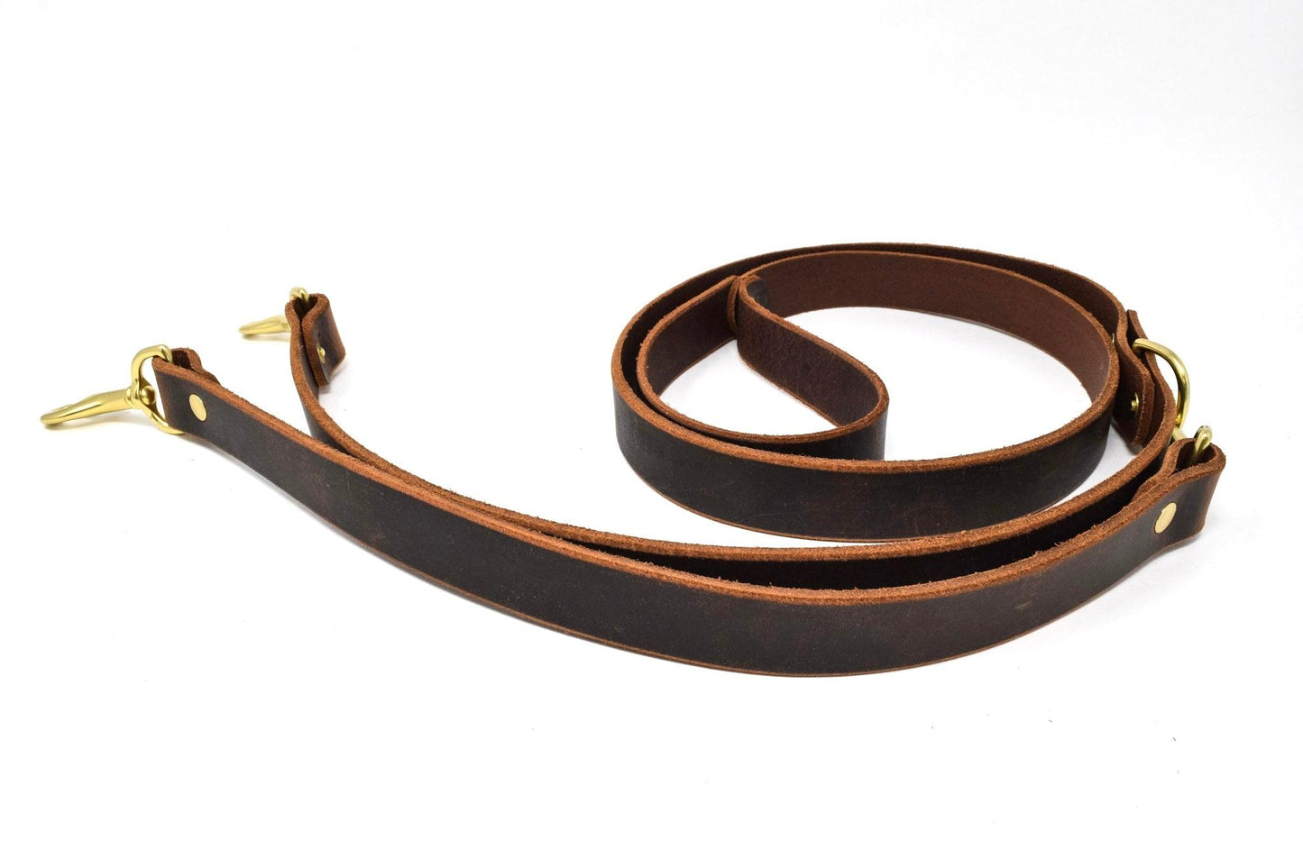 Full Leather Dog Leash - Whiskey Leatherworks