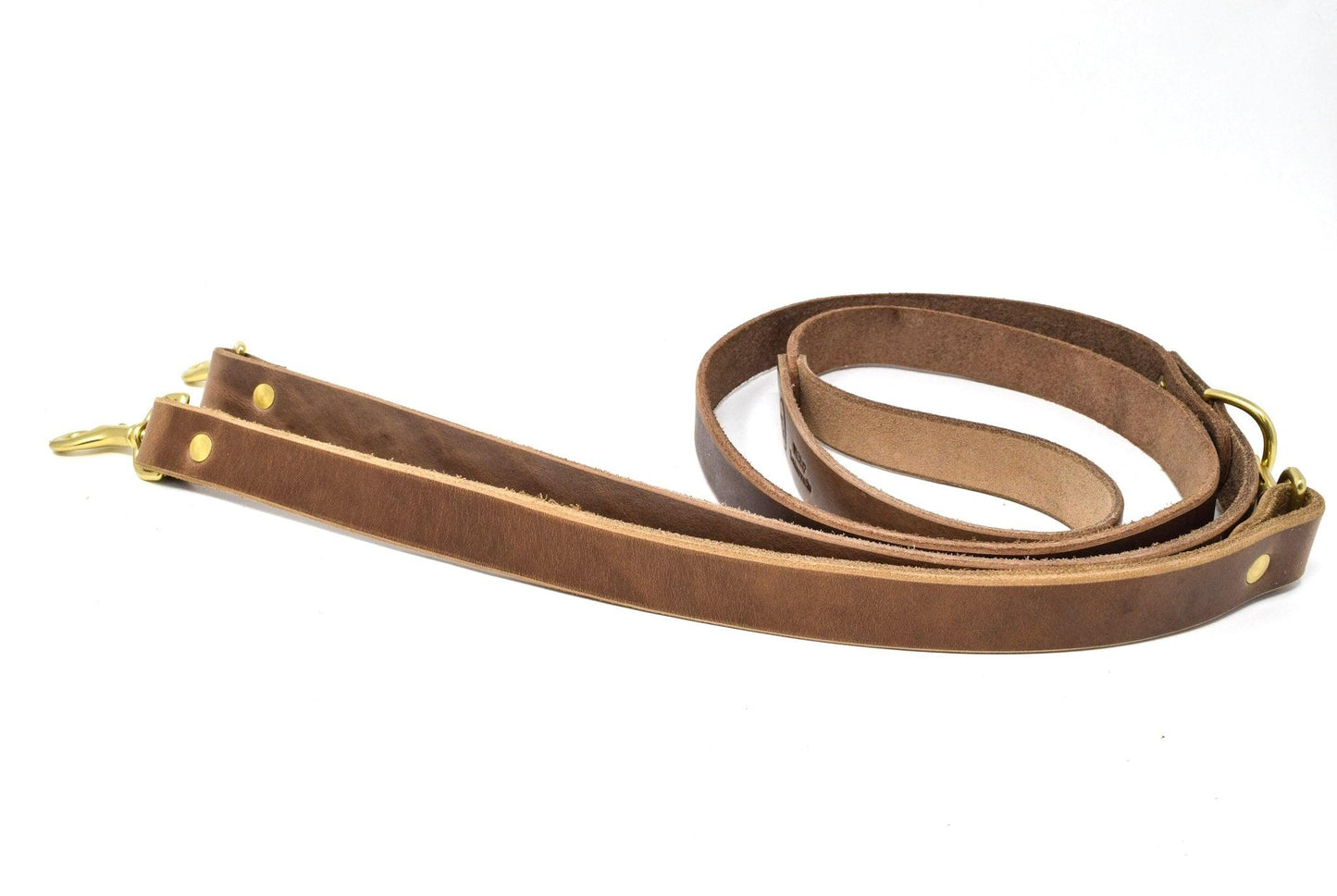 Full Leather Dog Leash - Whiskey Leatherworks
