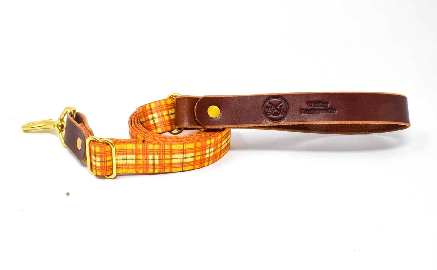 Wholesale - The Whiskey Tartan Dog Leashes - Whiskey Leatherworks
