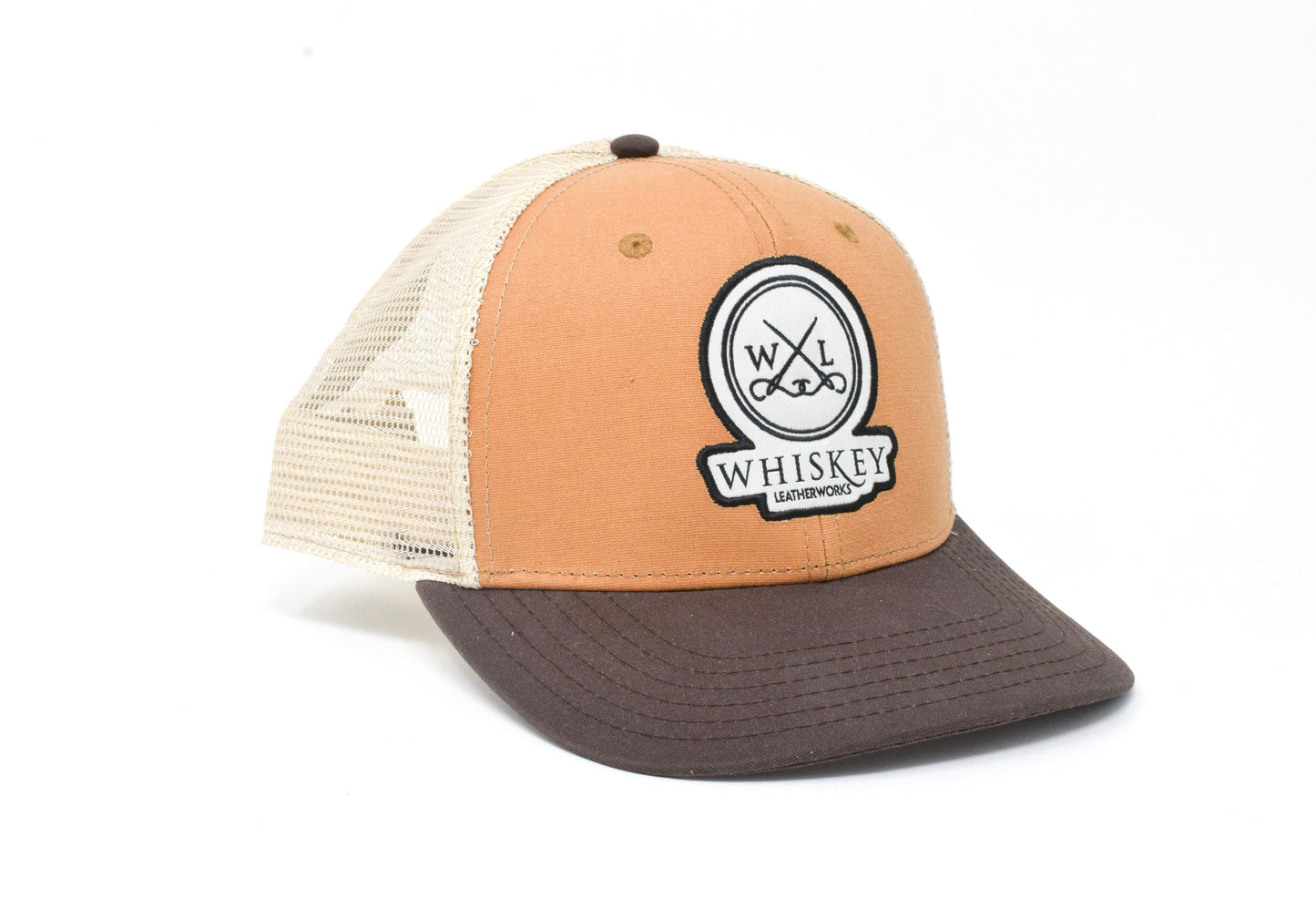 The Whiskey Trucker Hat - Whiskey Leatherworks