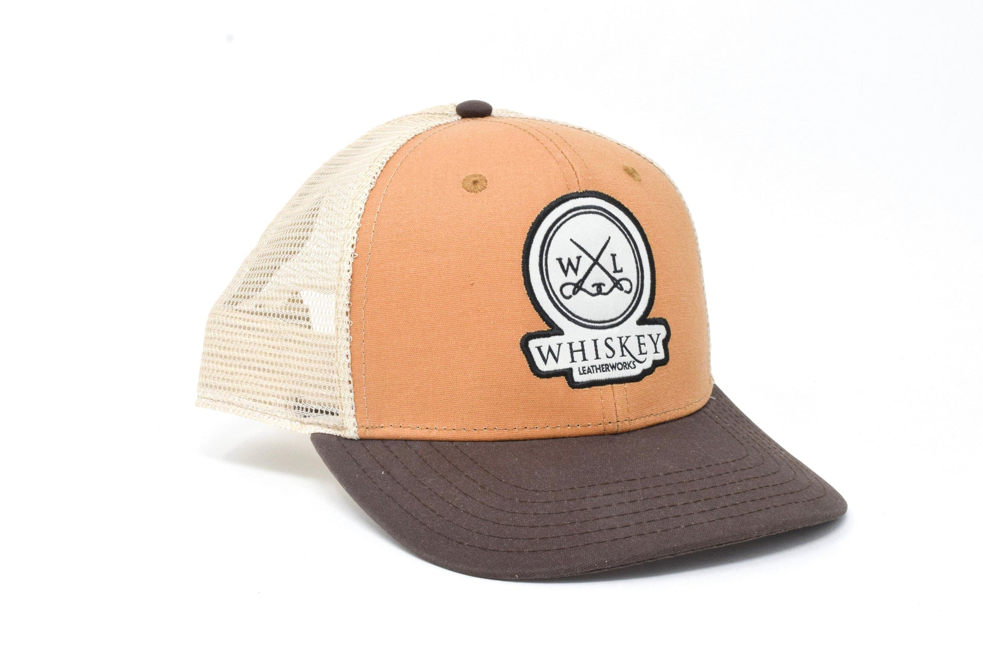 The Whiskey Trucker Hat - Whiskey Leatherworks