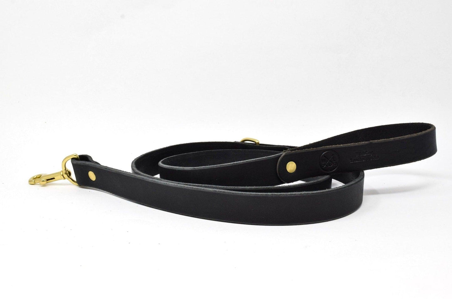 Full Leather Dog Leash - Whiskey Leatherworks