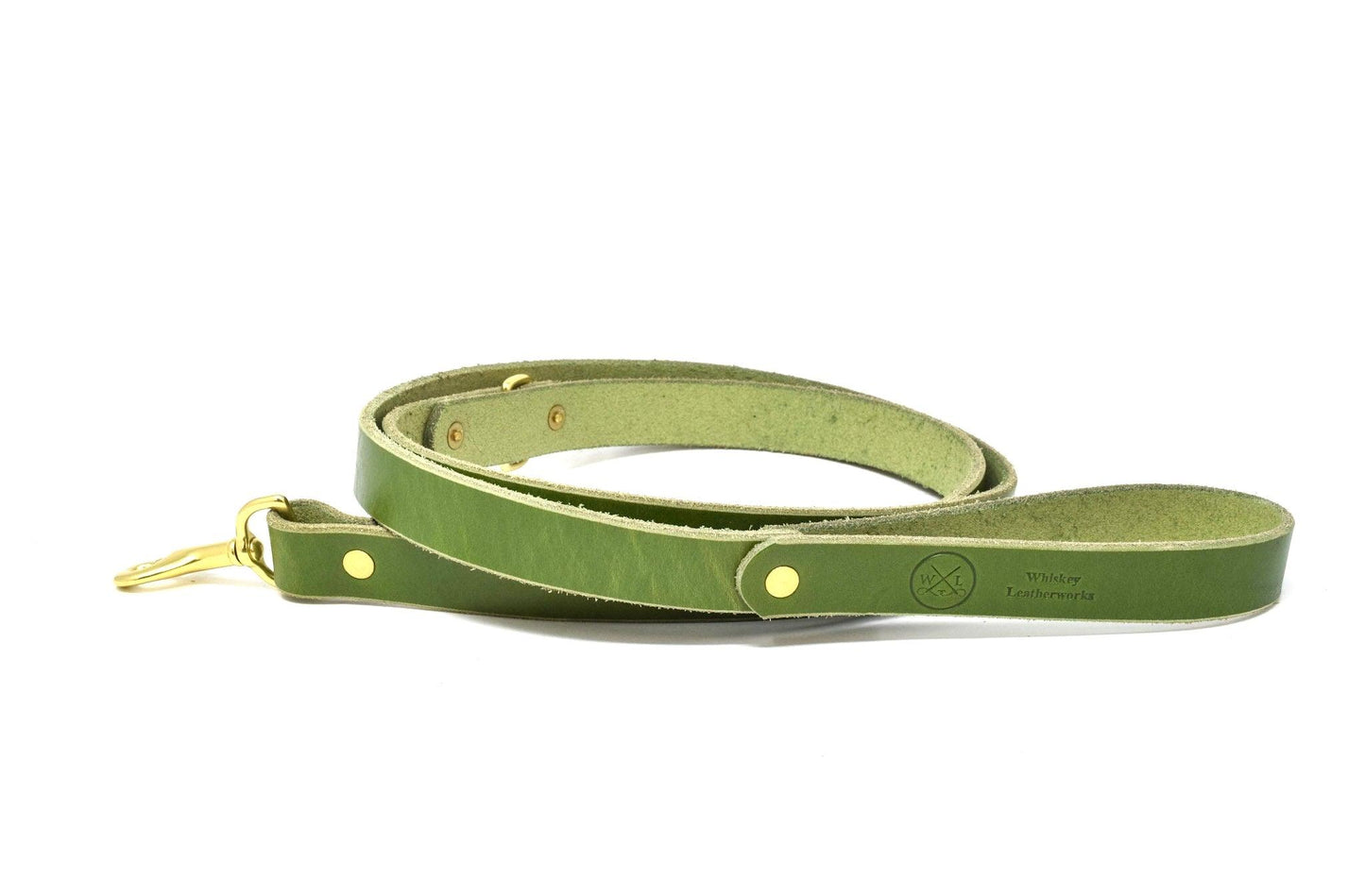 Full Leather Dog Leash - Whiskey Leatherworks