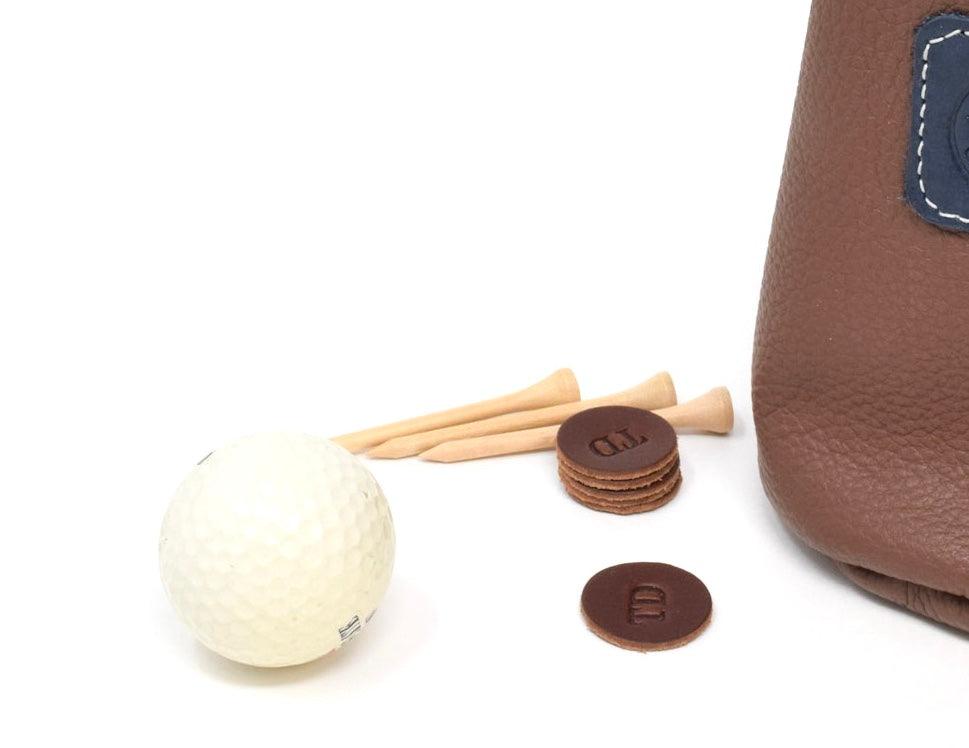 Leather Ball Markers - Set of 6 - Whiskey Leatherworks