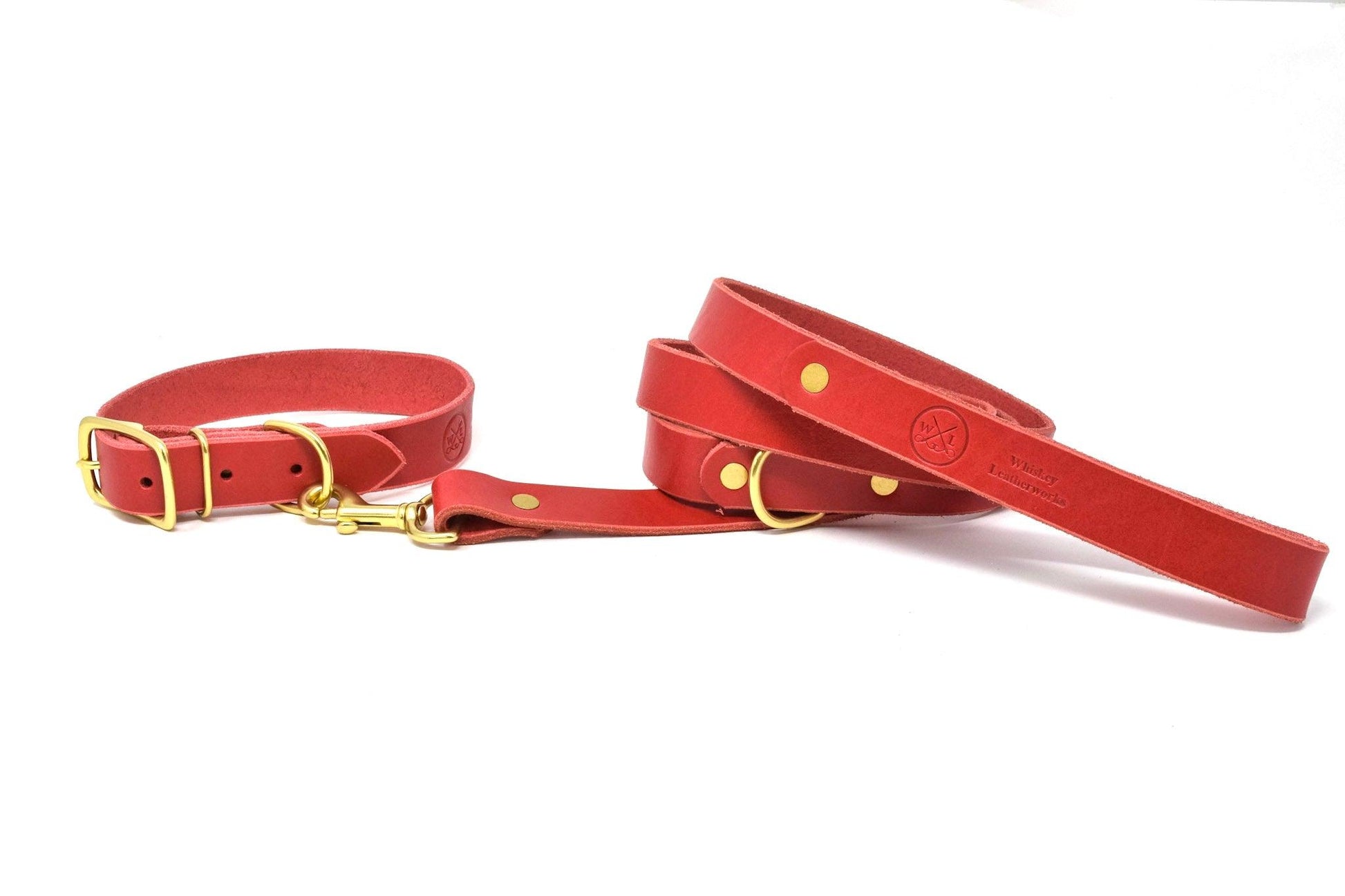 Full Leather Dog Bundle - Whiskey Leatherworks