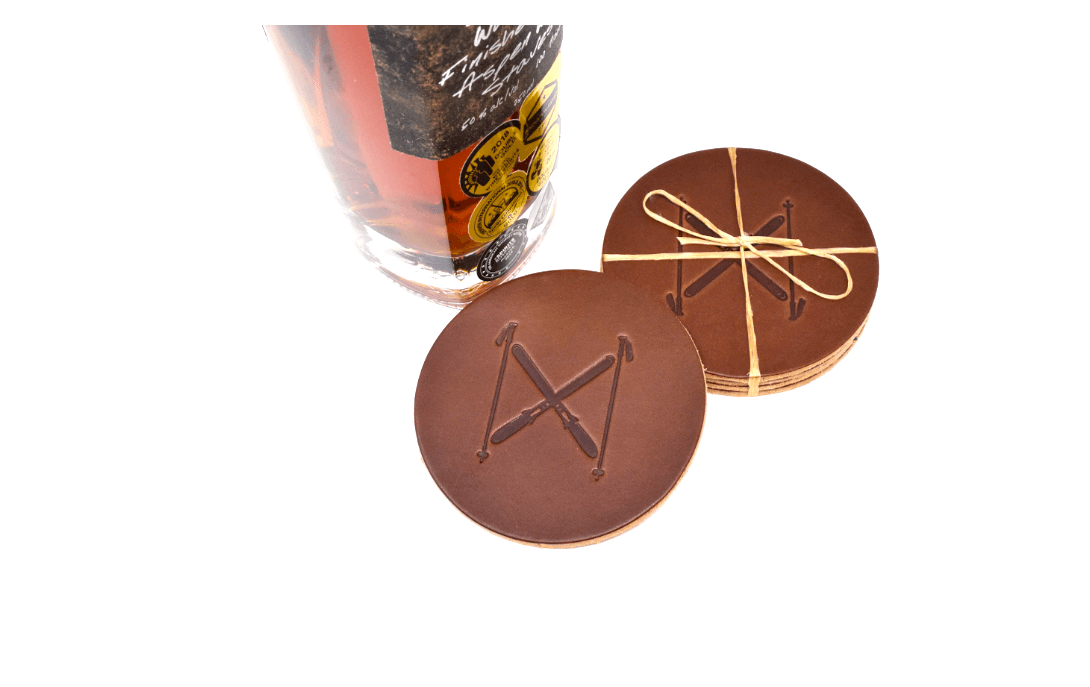 Leather Coaster Sets - Whiskey Leatherworks