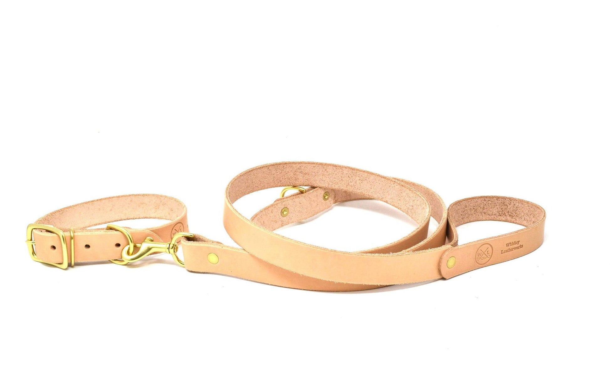 Full Leather Dog Bundle - Whiskey Leatherworks