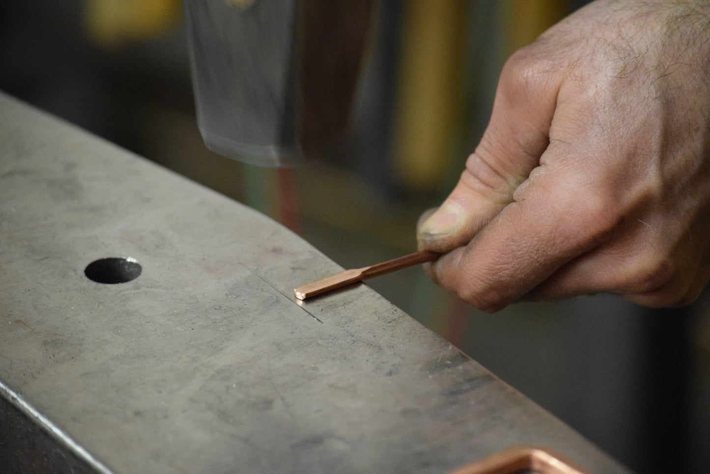 Square Rustic Copper Buckle Belts - Whiskey Leatherworks