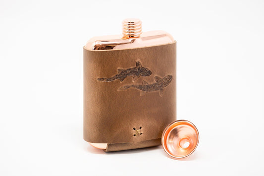 The Brookie Flask - Whiskey Leatherworks