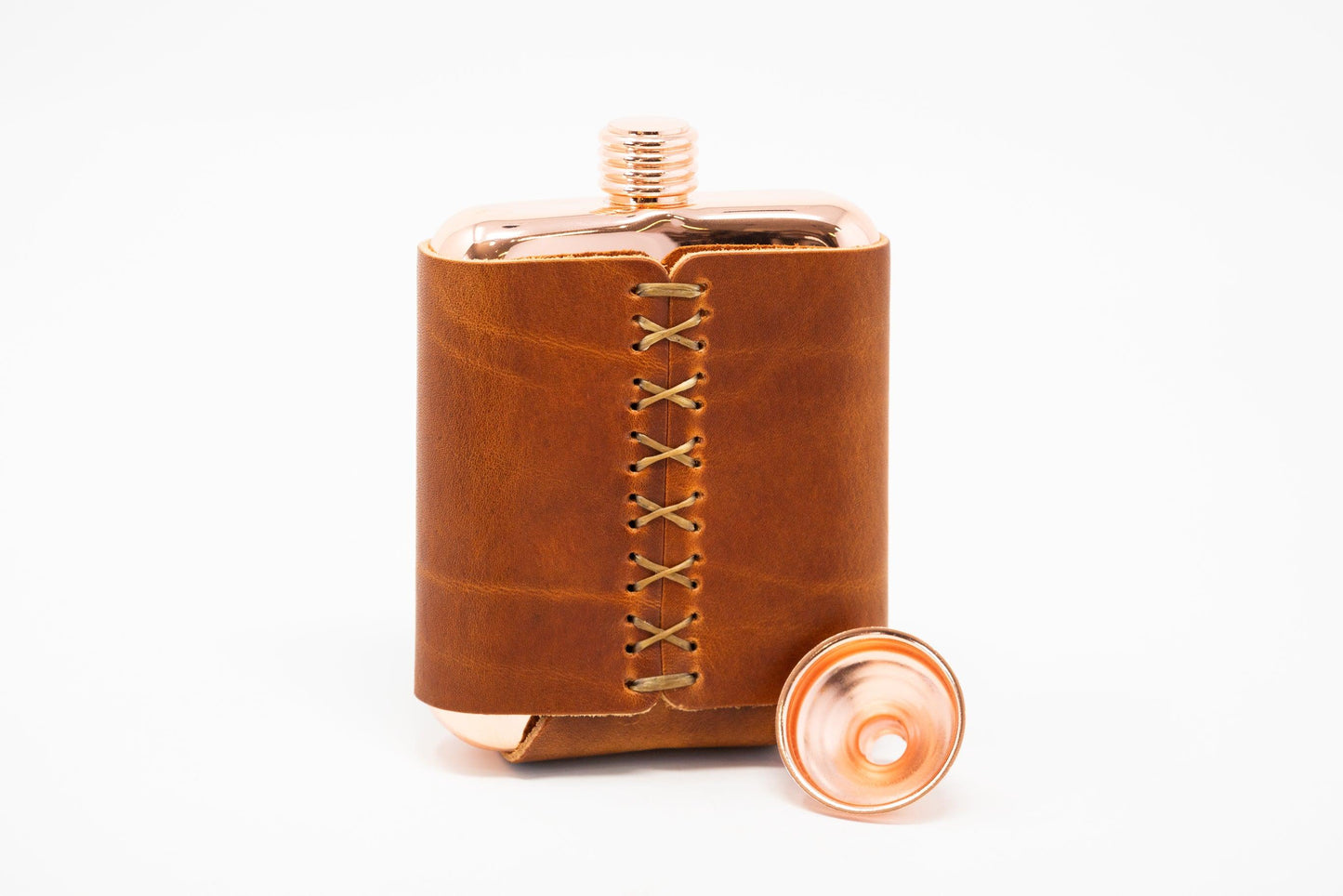 The Brookie Flask - Whiskey Leatherworks