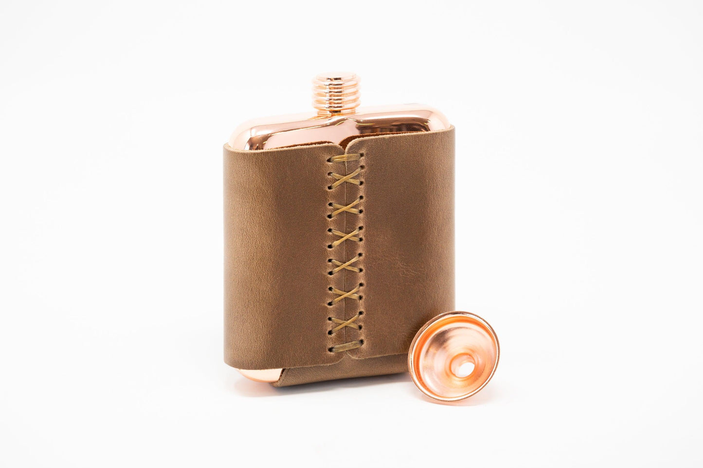 The Brookie Flask - Whiskey Leatherworks