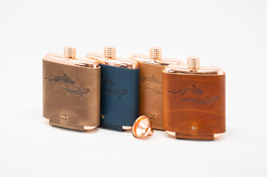The Brookie Flask - Whiskey Leatherworks