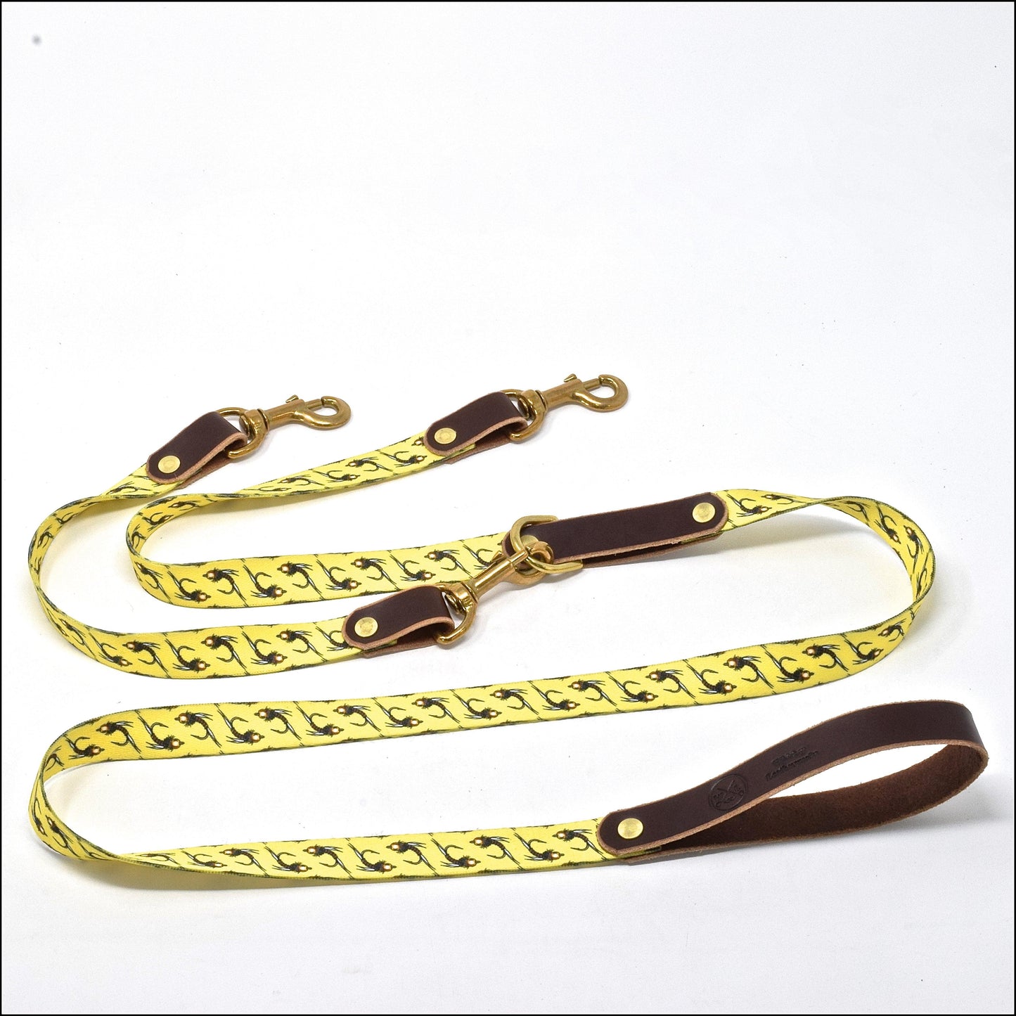 The Whiskey Double Dog Leash - Whiskey Leatherworks