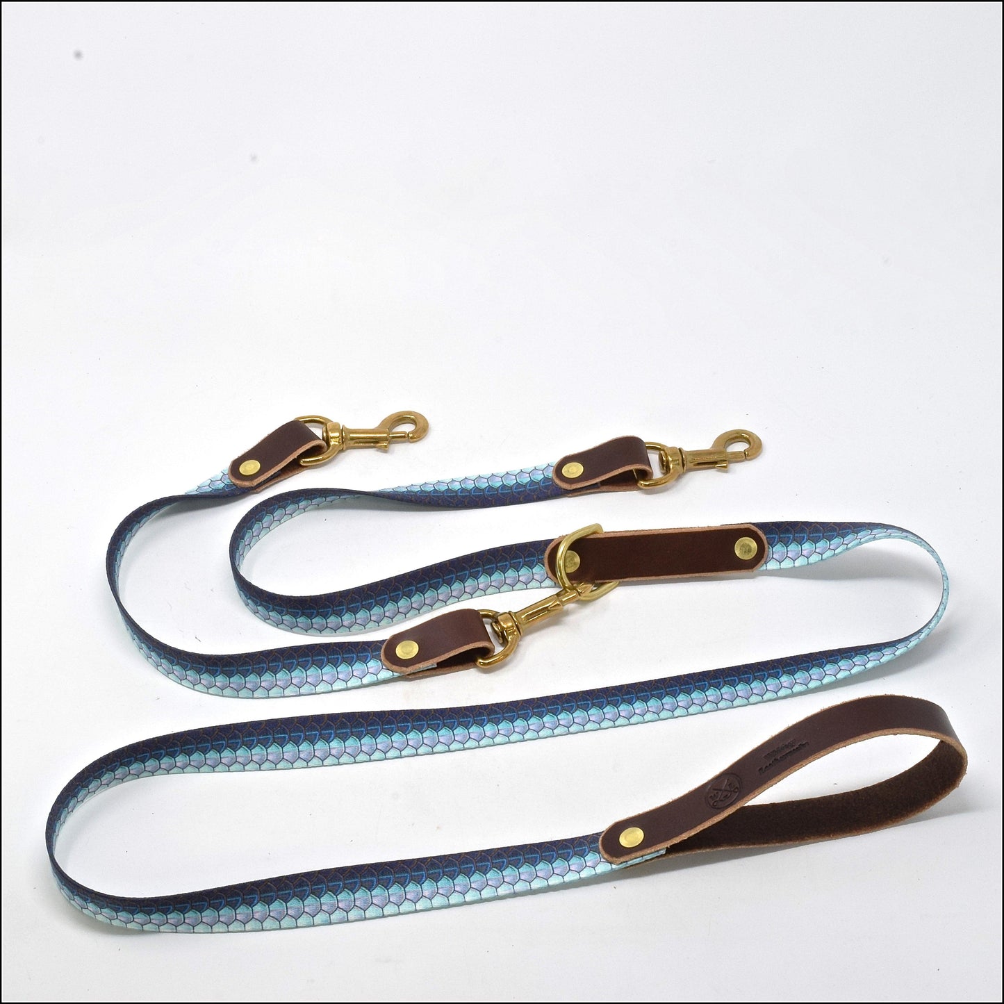 The Whiskey Double Dog Leash - Whiskey Leatherworks