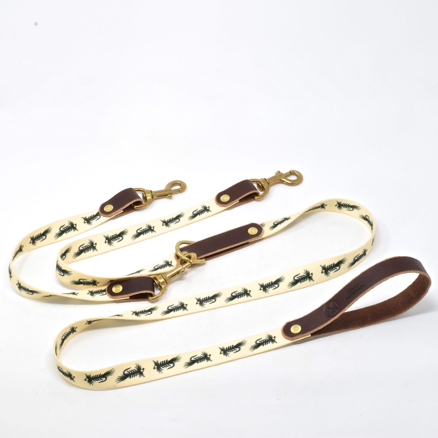 The Whiskey Double Dog Leash - Whiskey Leatherworks