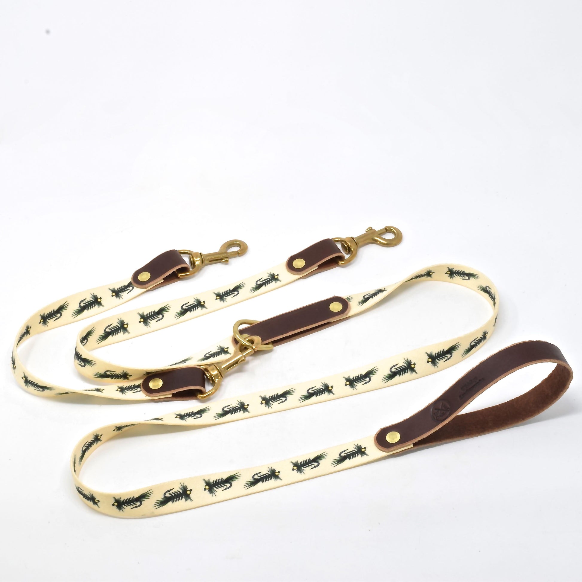 The Whiskey Double Dog Leash - Whiskey Leatherworks