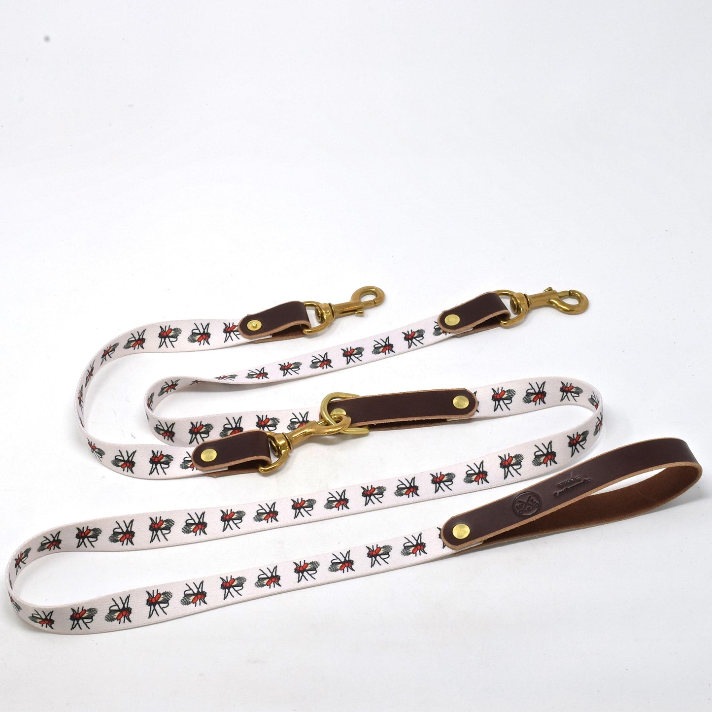 The Whiskey Double Dog Leash - Whiskey Leatherworks