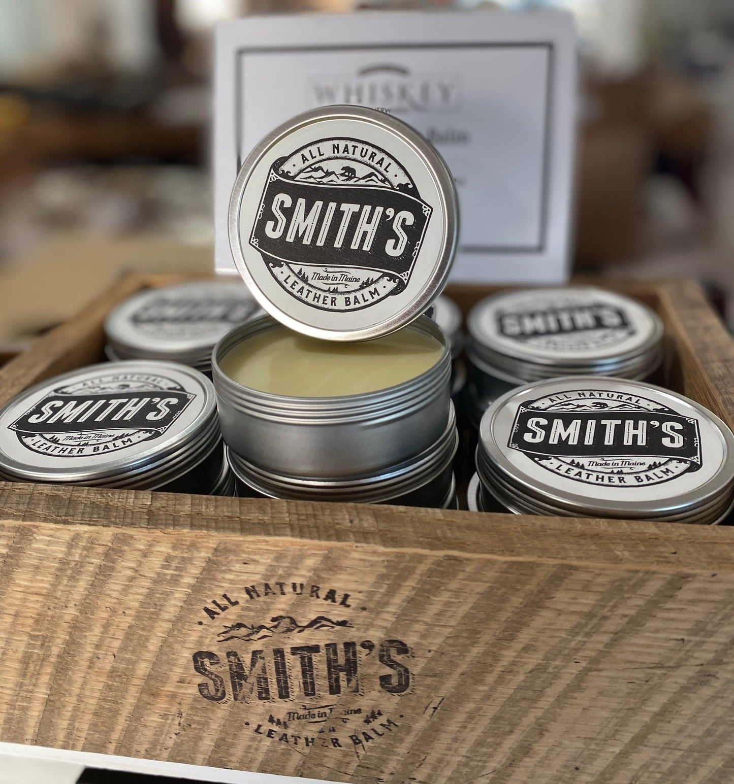 Smith's Leather Balm - Whiskey Leatherworks