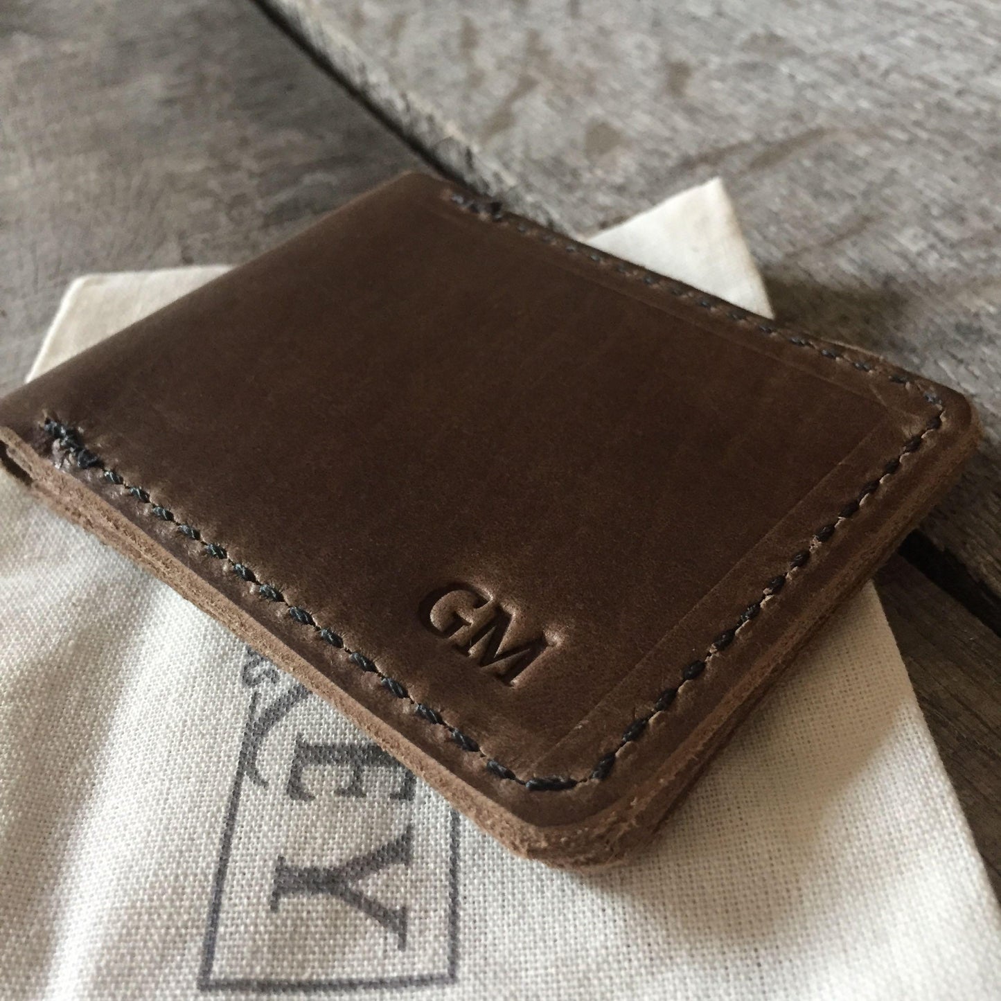 Monogramming - Whiskey Leatherworks