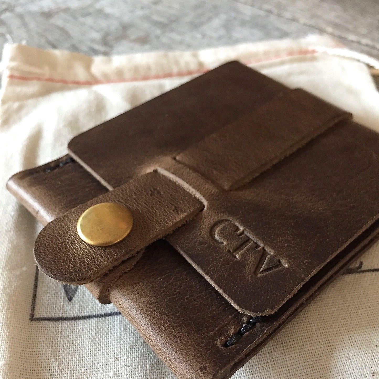 Monogramming - Whiskey Leatherworks