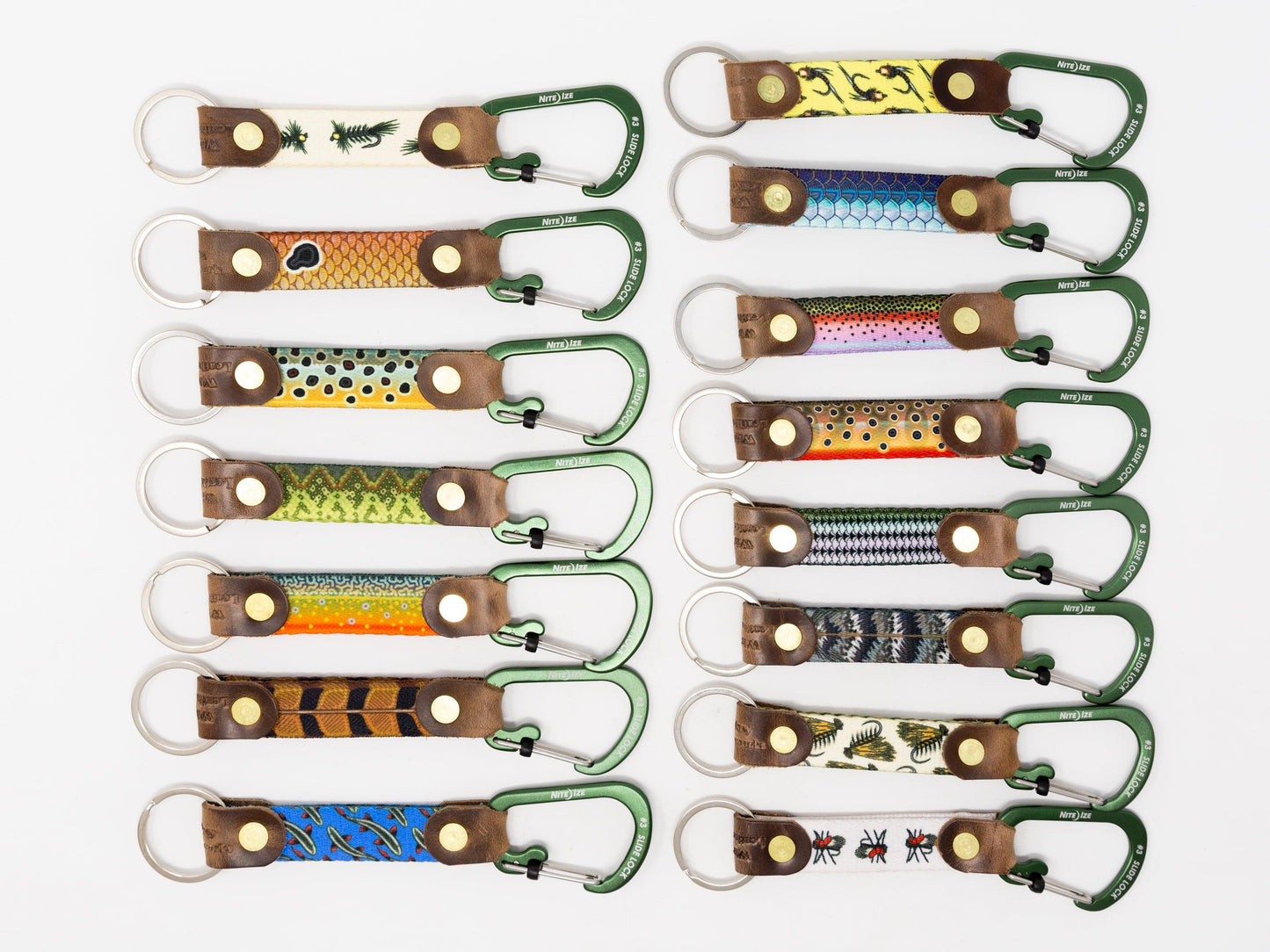 The Fish/Upland Print Whis-Key-Hook - Whiskey Leatherworks