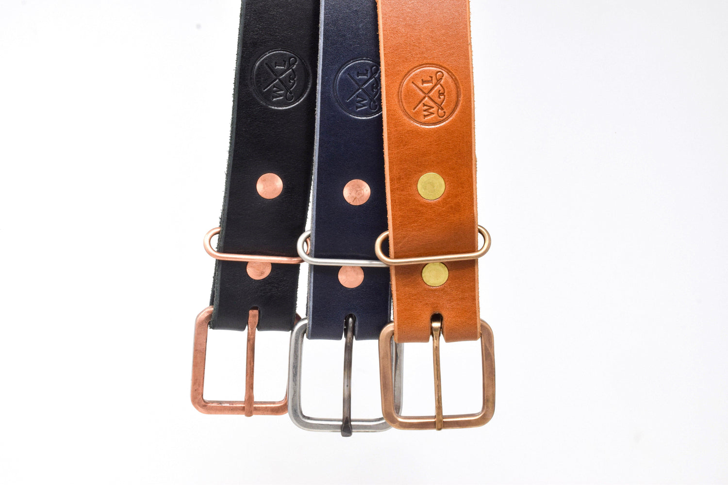 Holiday Belts 2024: Hand Forged x Italian Collection - Whiskey Leatherworks