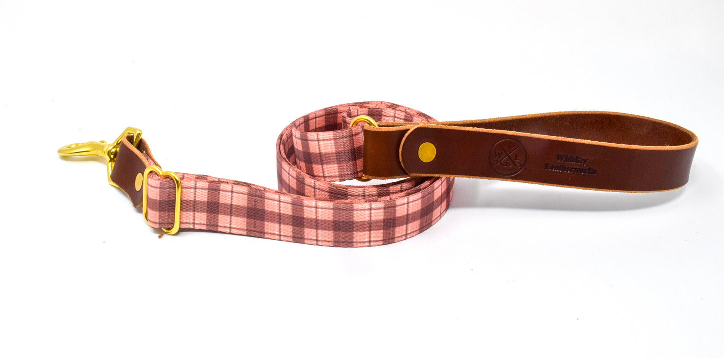 The Whiskey Tartan Dog Leashes