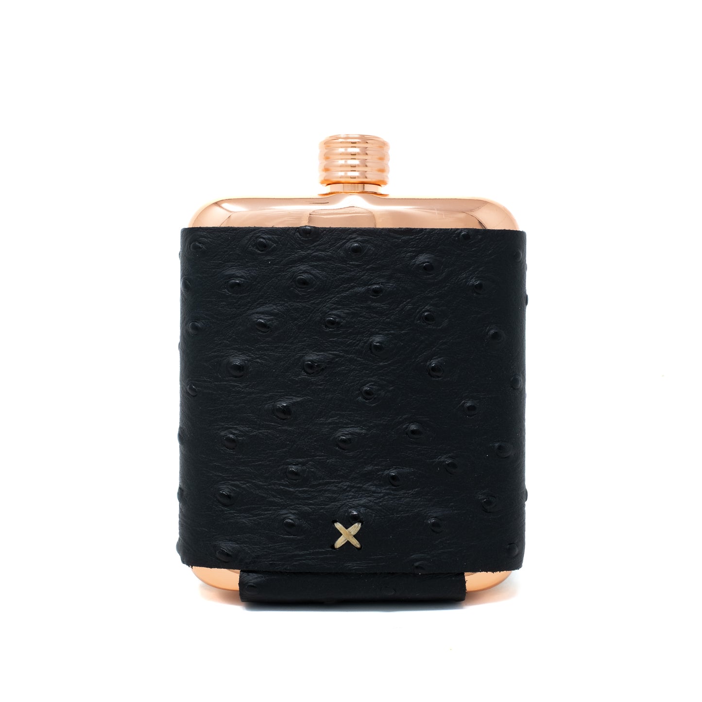 Ostrich Embossed Flasks