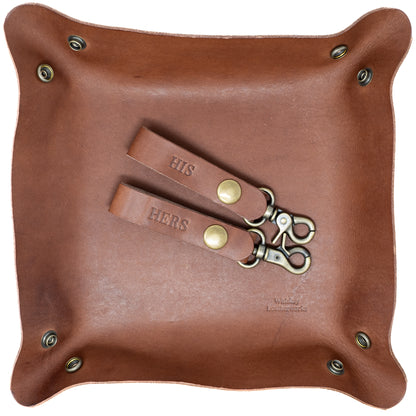 Travel Desk Valet & Key-Lanyard Bundle