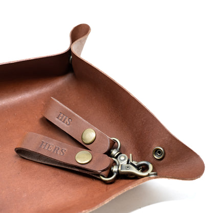 Travel Desk Valet & Key-Lanyard Bundle