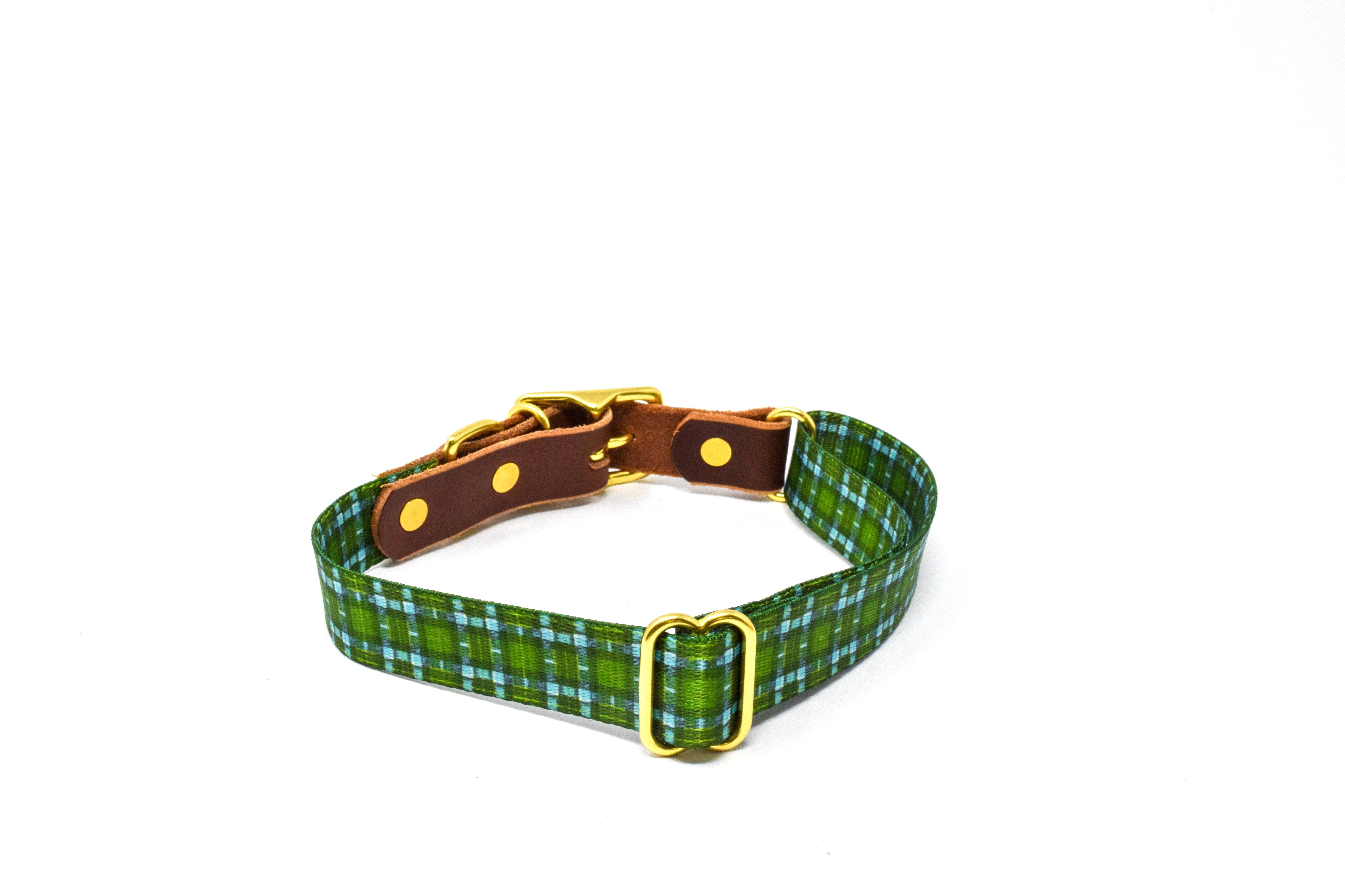 The Tartan Dog Collars Whiskey Leatherworks