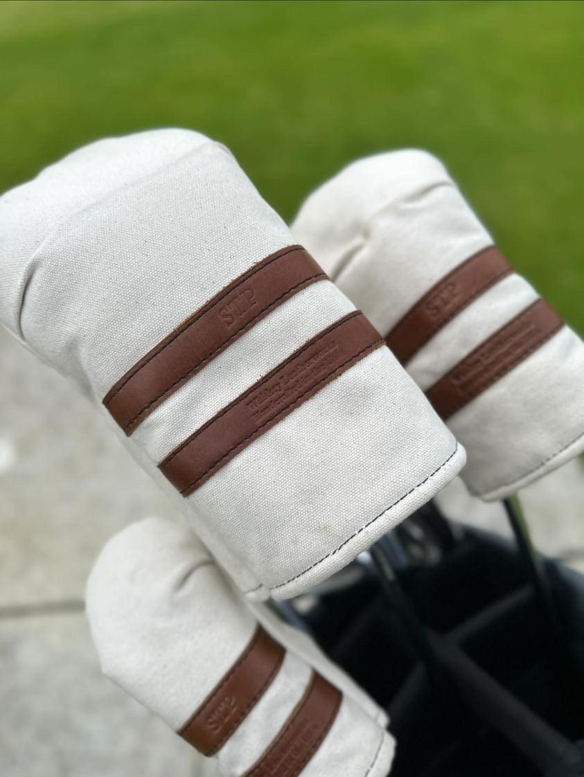 The Whiskey Head Cover Set - Natural - Whiskey Leatherworks