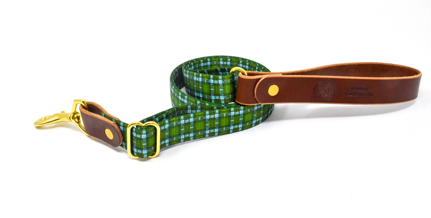 The Whiskey Tartan Dog Leashes