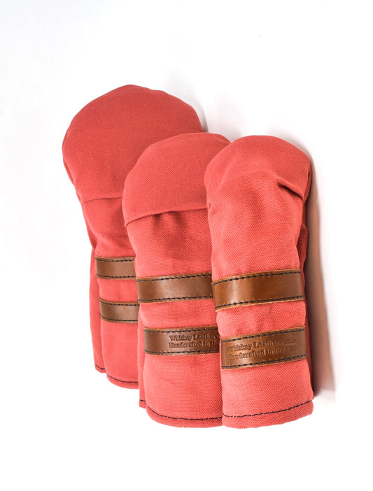 The Whiskey Head Cover Set - Nantucket Red