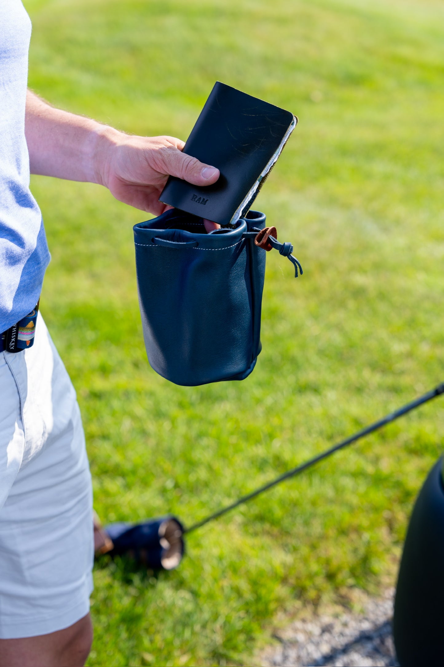 The Whiskey Leather Scorecard Holder