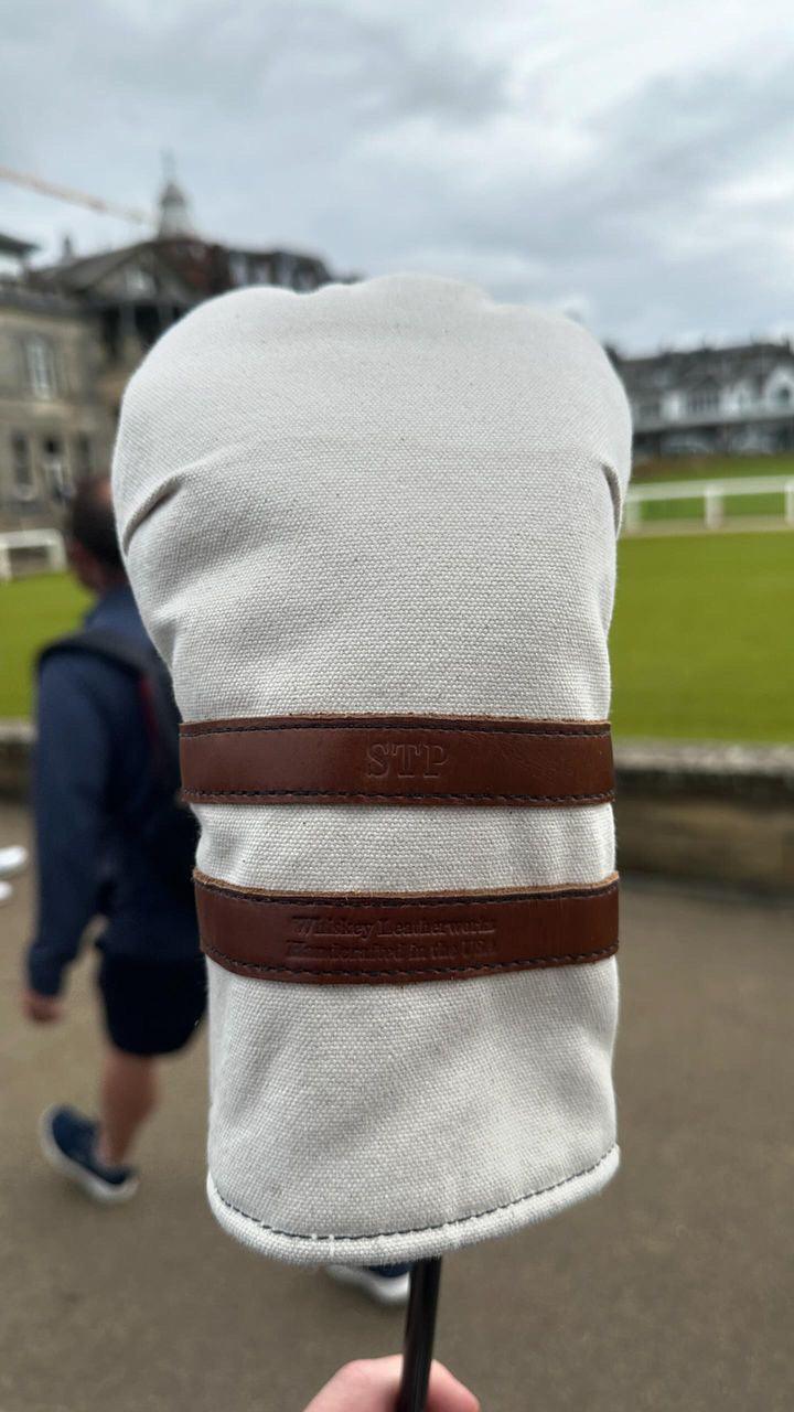 The Whiskey Head Cover Set - Natural - Whiskey Leatherworks