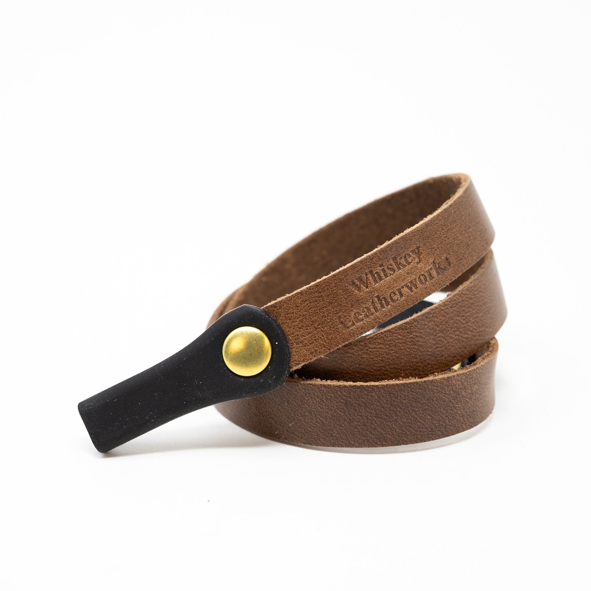 VIP Lounge - Leather Eyewear Retainer with Complimentary Monogram - Whiskey Leatherworks