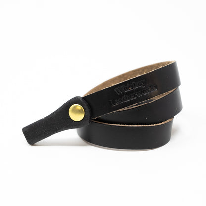 VIP Lounge - Leather Eyewear Retainer with Complimentary Monogram - Whiskey Leatherworks