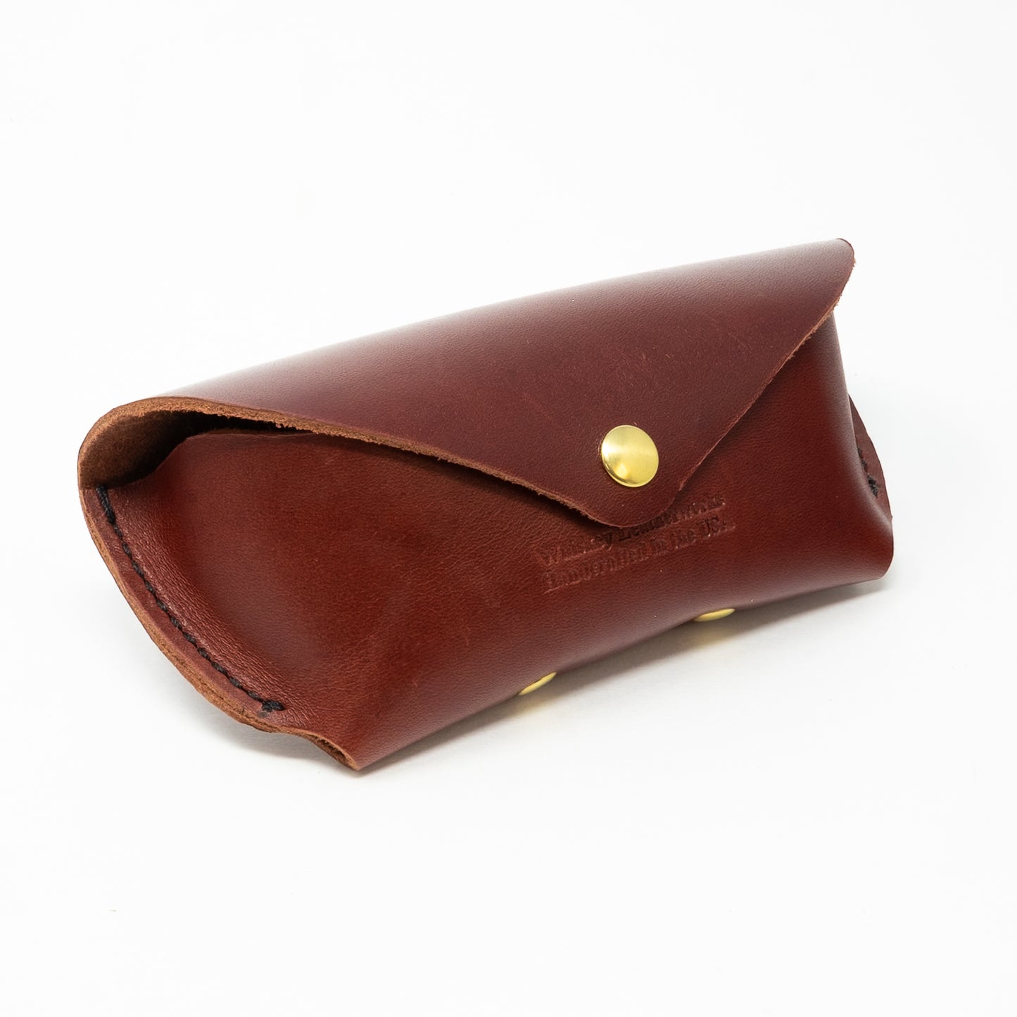 VIP Lounge - Whiskey Eyewear Case with Complimentary Monogram - Whiskey Leatherworks