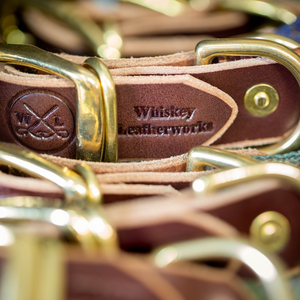 Adjustable Webbing Dog Collars – Whiskey Leatherworks