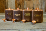Sight Line Provisions & Whiskey Leatherworks Copper Flask - Lost Cast Edition