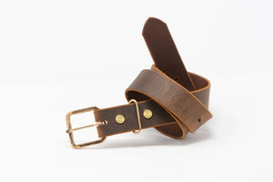 Square Rustic Bronze Buckle Belts